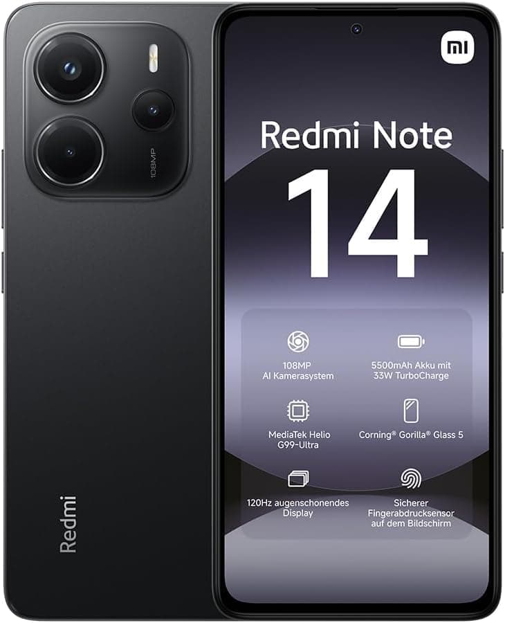XIAOMI REDMI NOTE 14 256G / 8GB BLACK 
